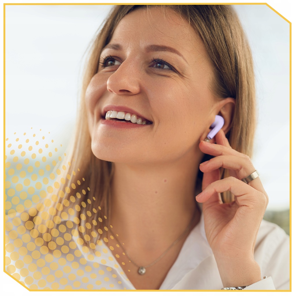 SŁUCHAWKI BEZPRZEWODOWE Huawei FreeBuds SE 2 DOUSZNE Bluetooth 5.3 FIOLET Transmisja sygnału Bluetooth